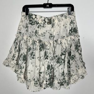 Misa Marion Skirt ivory botanical, L